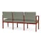Lesro Lenox 3 Seat Tandem Seating W/ Arms, 65 in W 26 in L 31.5 in H LW3103 - alternate 3